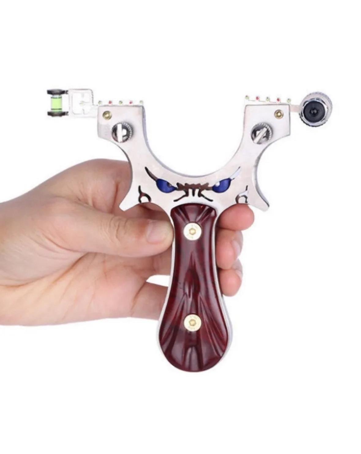 Рогатка металева ударна спортивна SFU Devil/laser для розваг/полювання/риболовлі (0026) - фото 2