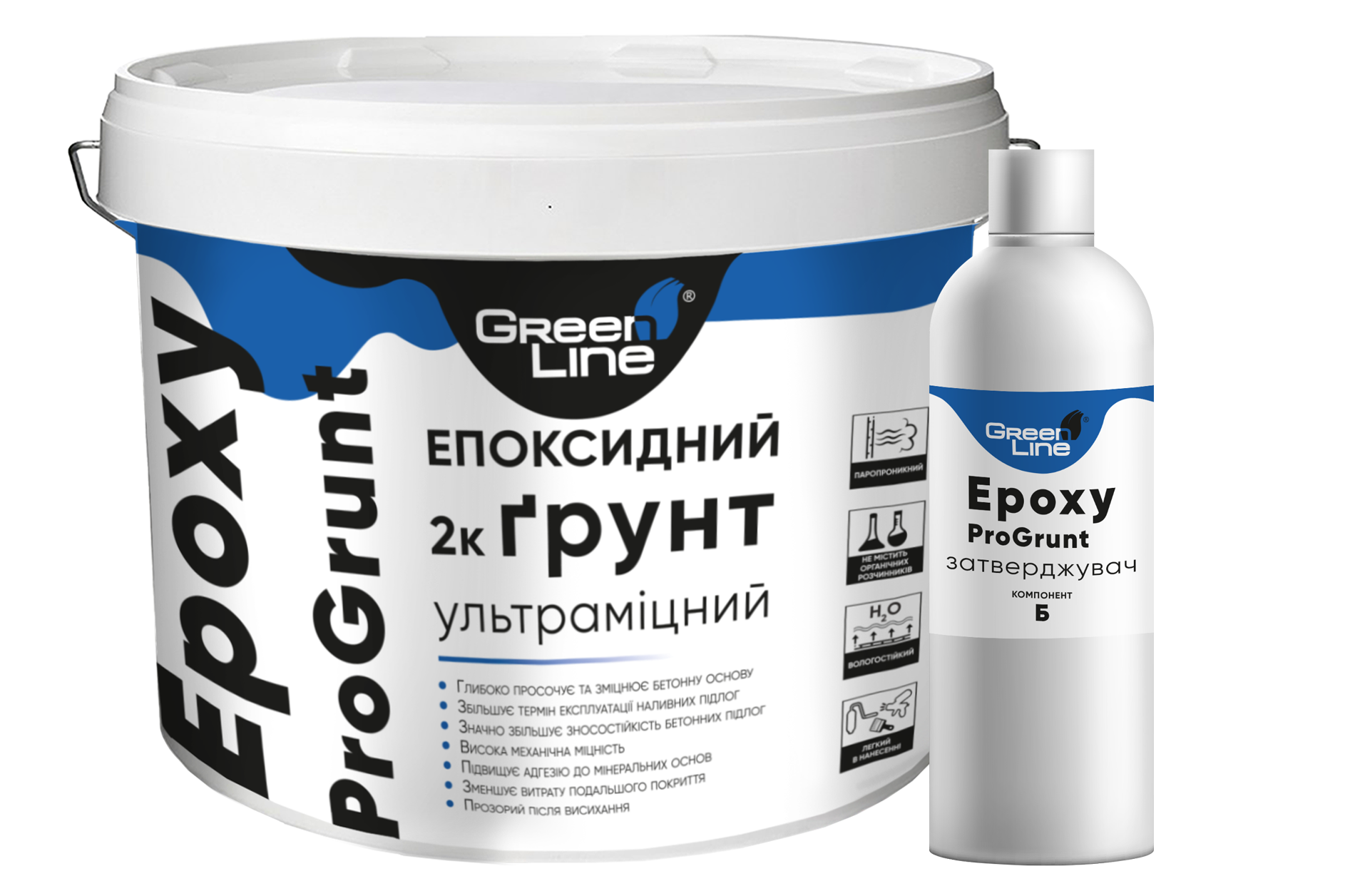 Ґрунт епоксидний EpoxyProGrunt двокомпонентний 3 кг (22401475)