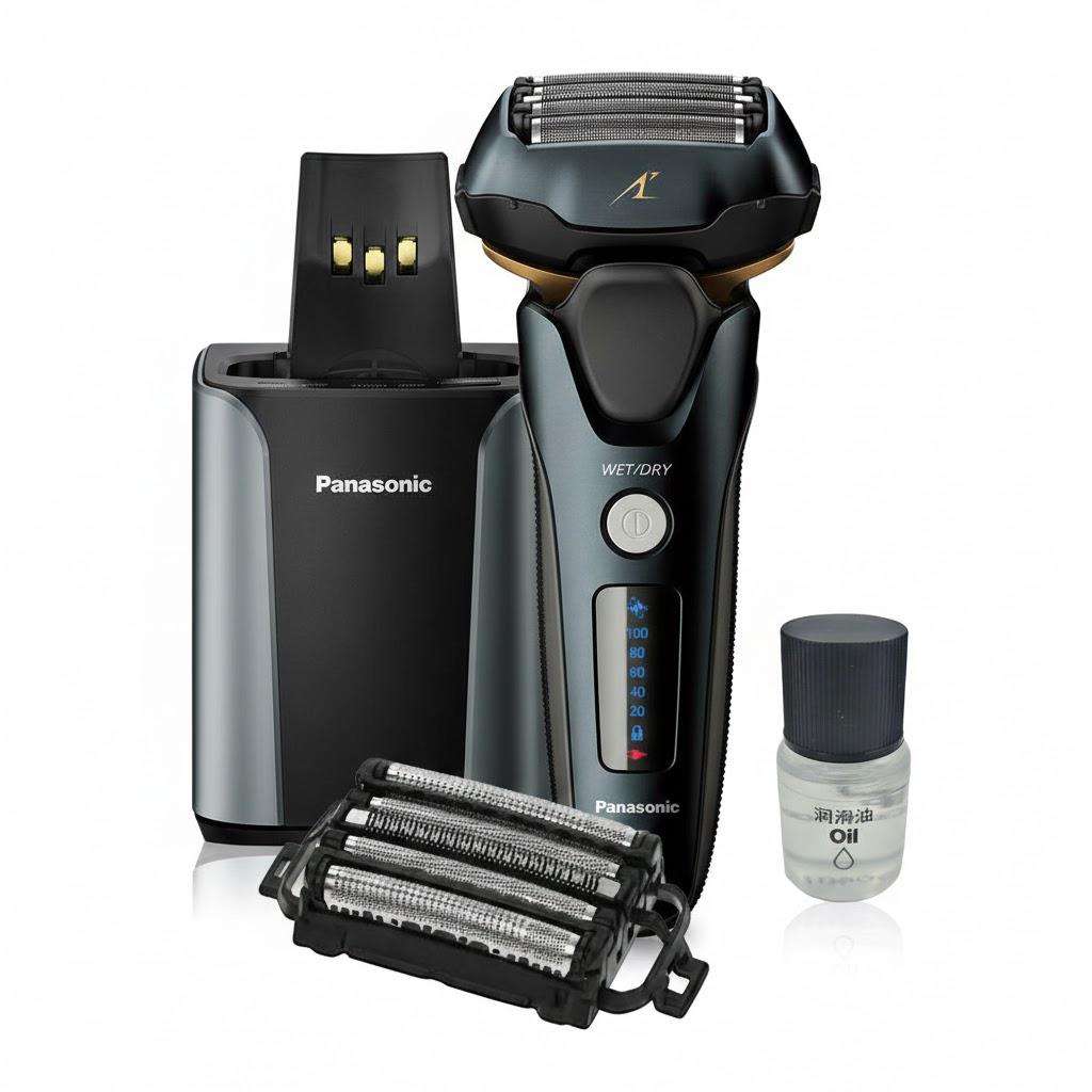 Электробритва Panasonic ES-LV97-K820-AS1 с дополнительным набором из сетки WES-9173Y-136 и маслом WES-8196X-7911 (32364228)
