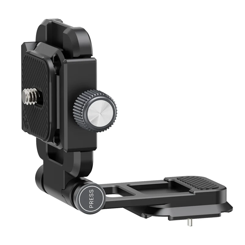 Кронштейн-держатель для камеры Ulanzi UKA08 Camera Foldable L-Bracket 1/4" Black (C023) - фото 3