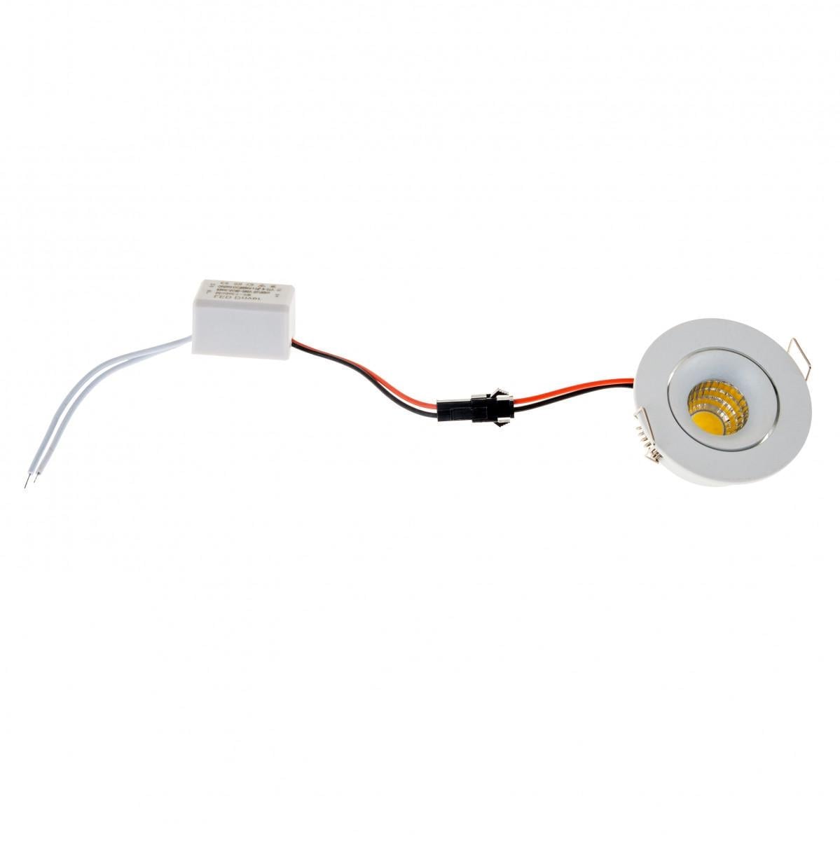 Светильник точечный звездное небо LED-189/3W NW WH