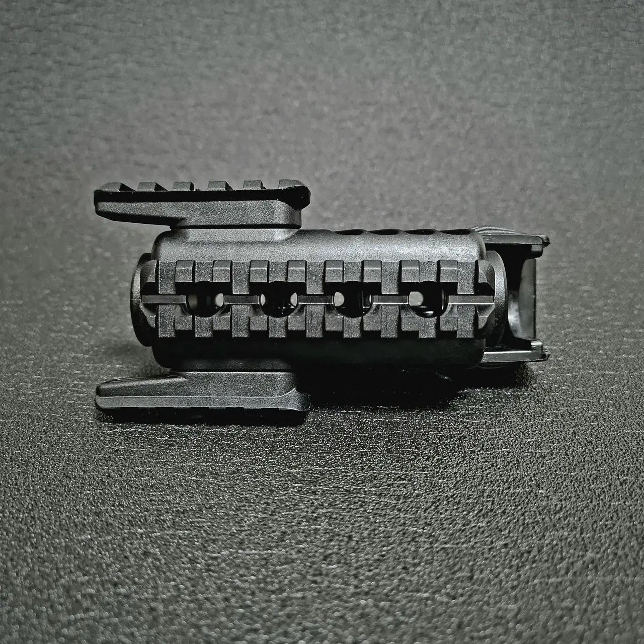 Цевье военное FAB для AK 74У 4 планки Черный (7000452) - фото 5