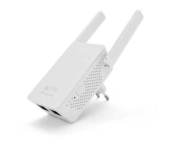 Ретранслятор Wi-Fi VOLTRONIC LV-WR02ES 2 антенны 300Mbps 2, 4GHz 220V White