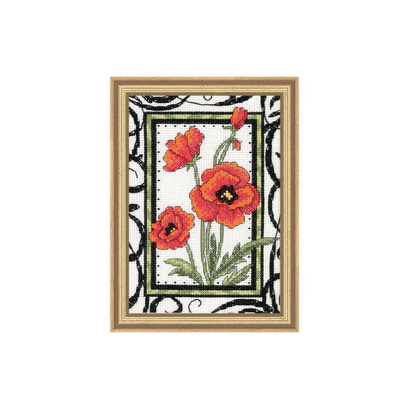 Набір для вишивки хрестиком Dimensions 65064 Blooming Poppies (4578)