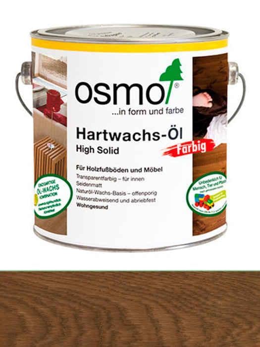 Масло Hartwachs-Öl Farbig Osmo цветное с твердым воском 2,5 л 3075 Черный