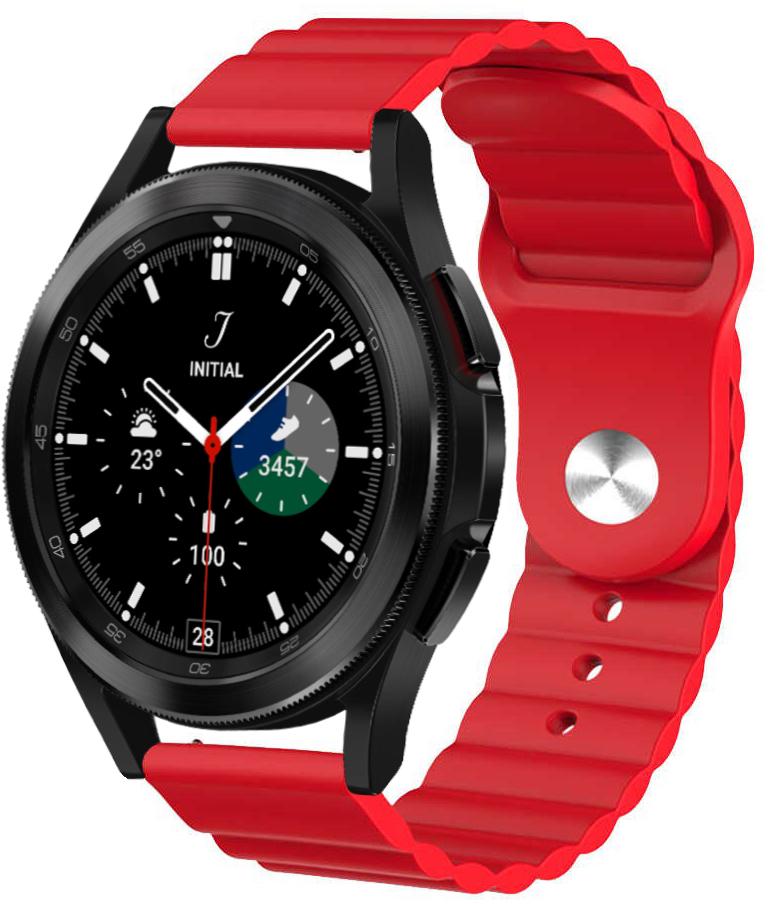 Ремешок Wave для Galaxy Watch 4 Classic 46 мм Red (22985-2D)
