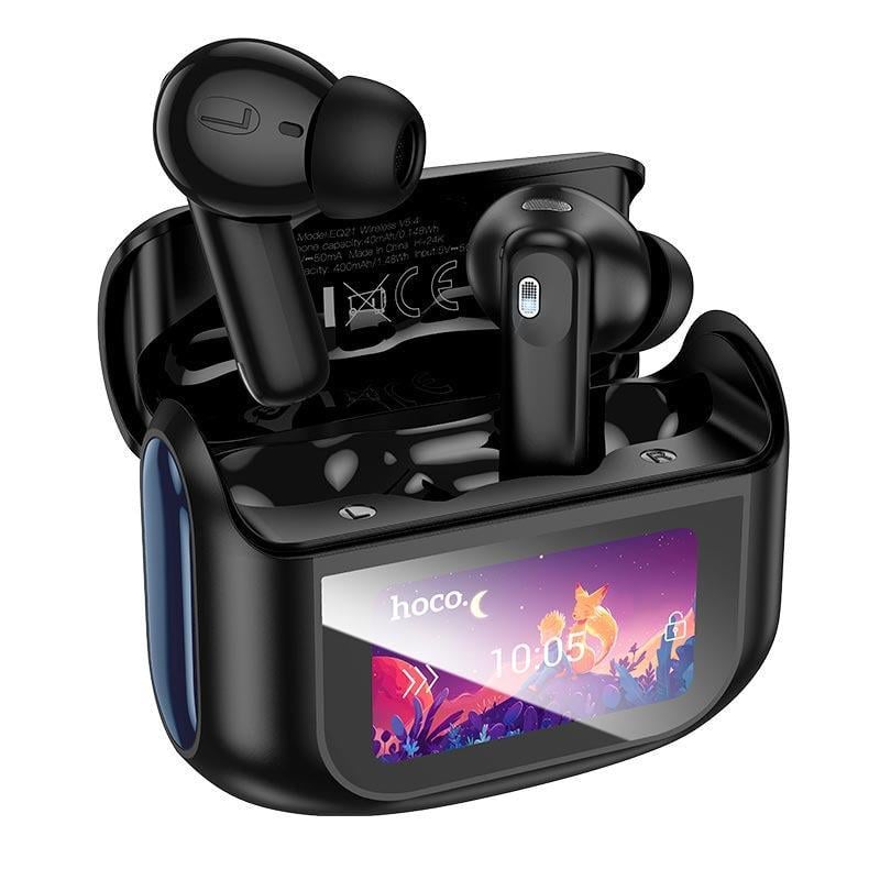 Наушники Hoco EQ21 Sandy TWS Bluetooth с ANC сенсорным кейсом Черный (627088)