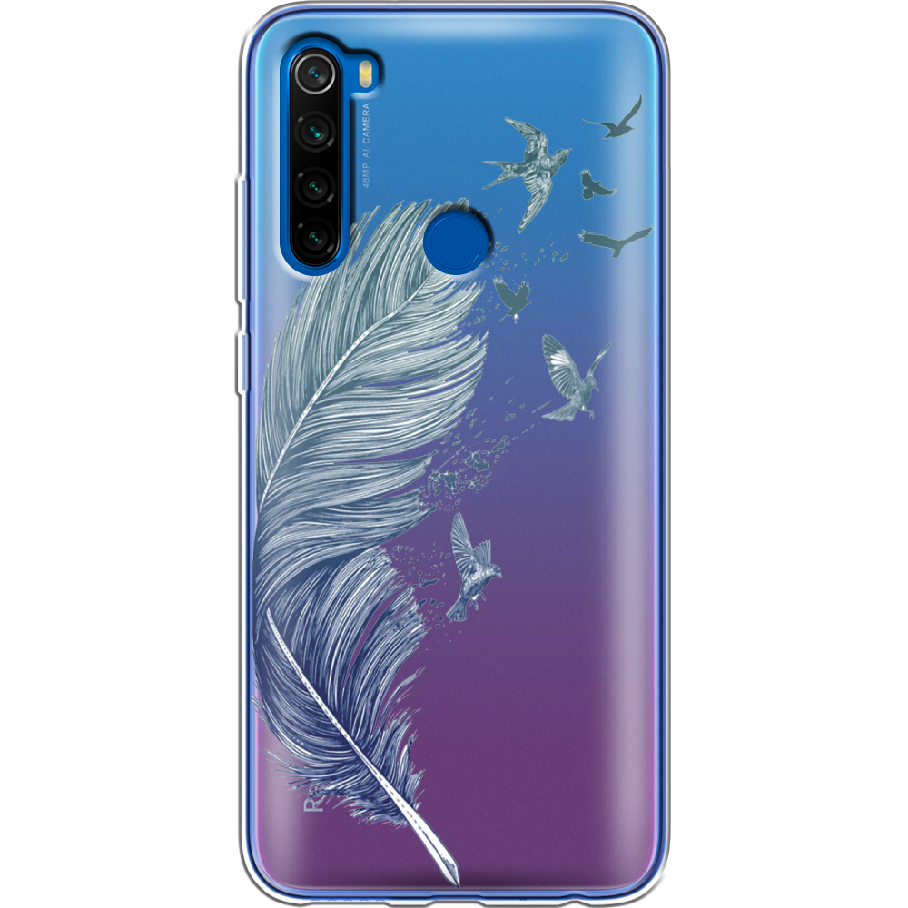 Чехол Boxface Xiaomi Redmi Note 8T Feather Прозрачный силикон (38532-cc38-38532)