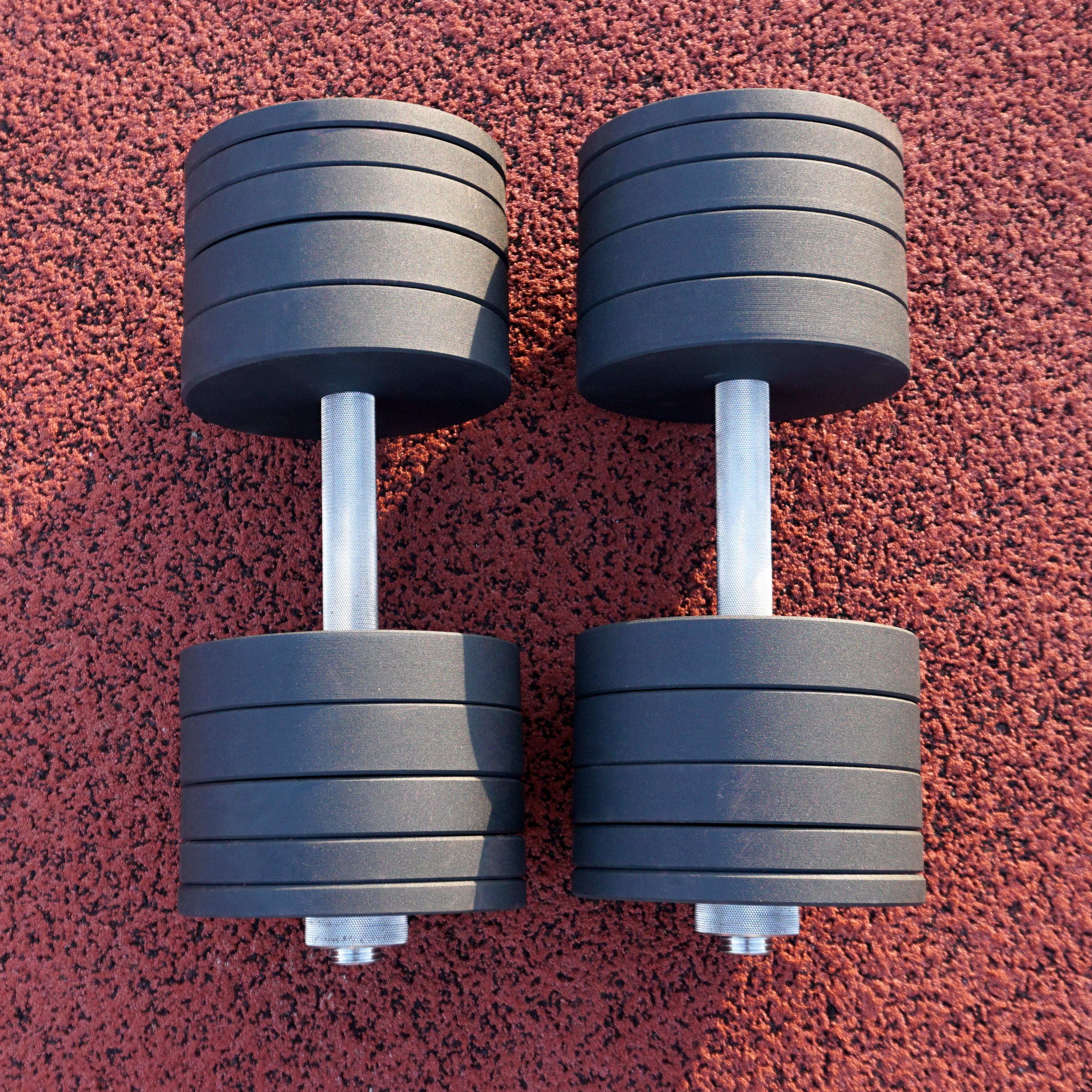 Гантелі набірні ТокГанМал-0240 металеві з покриттям 80 кг - фото 3