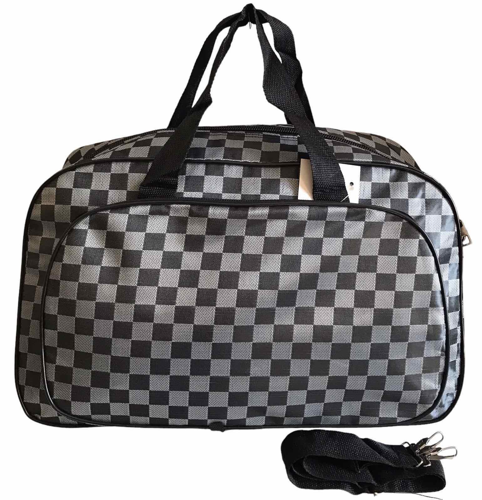 Сумка дорожня ручна поклажа з довгим ремінем через плече Сірий (41213N) - фото 1 Сумка дорожня ручна поклажа з довгим ремінем через плече Сірий (41213N) - фото 1