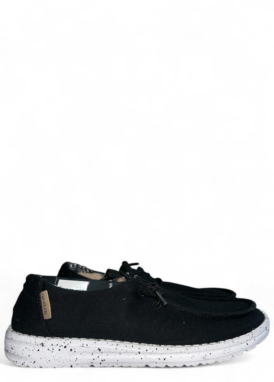 Женские мокасины Hey Dude Wendy Odyssey р. 40 26,2 Черный (2789078129) - фото 4