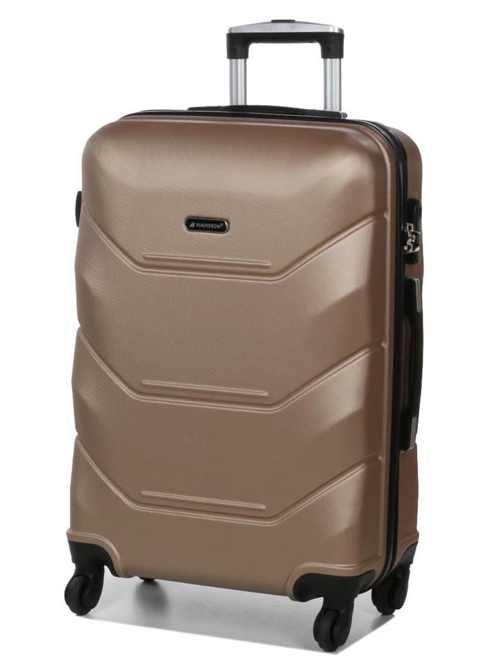 Чемодан средний adisson Snowball 32303 M пластиковый 70 л Шампань