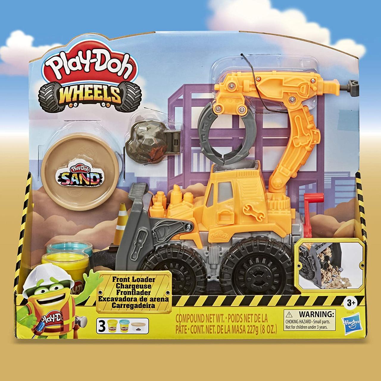 Ігровий набір для ліплення пластилін Play-Doh Wheels Front Loader Кар'єрний навантажувач (E9226) - фото 4