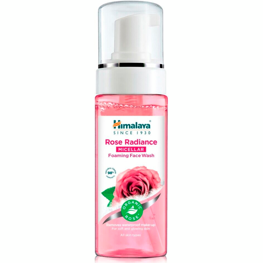 Піна для вмивання міцелярна Троянда Himalaya Herbals Rose Radiance Micellar Foaming Face Wash 150 ml (21780935)