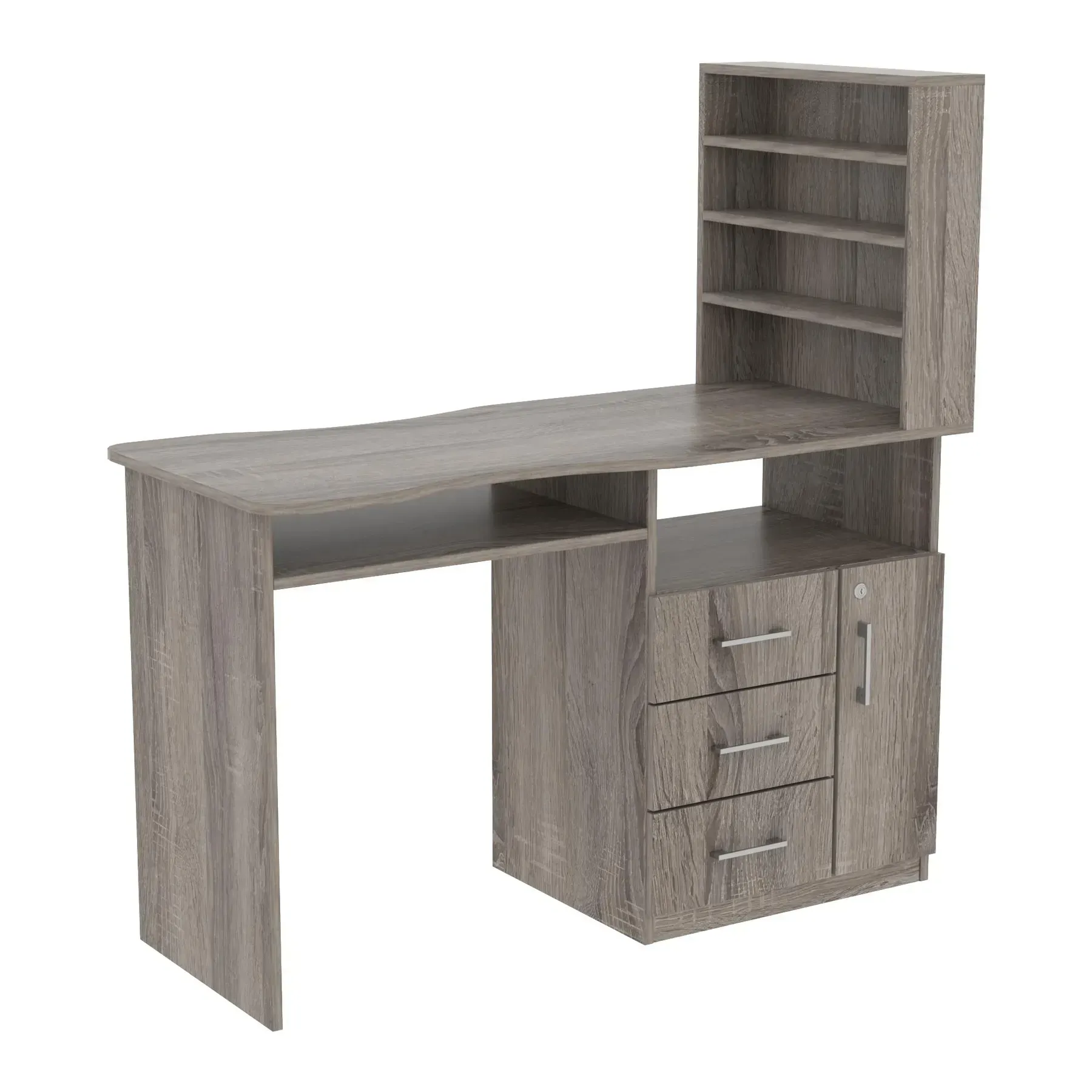 Стол маникюрный Kontinent СМ-1 правый 1230х550х1264 мм Дуб Сонома Трюфель (29067964) - фото 1 Стол маникюрный Kontinent СМ-1 правый 1230х550х1264 мм Дуб Сонома Трюфель (29067964) - фото 1