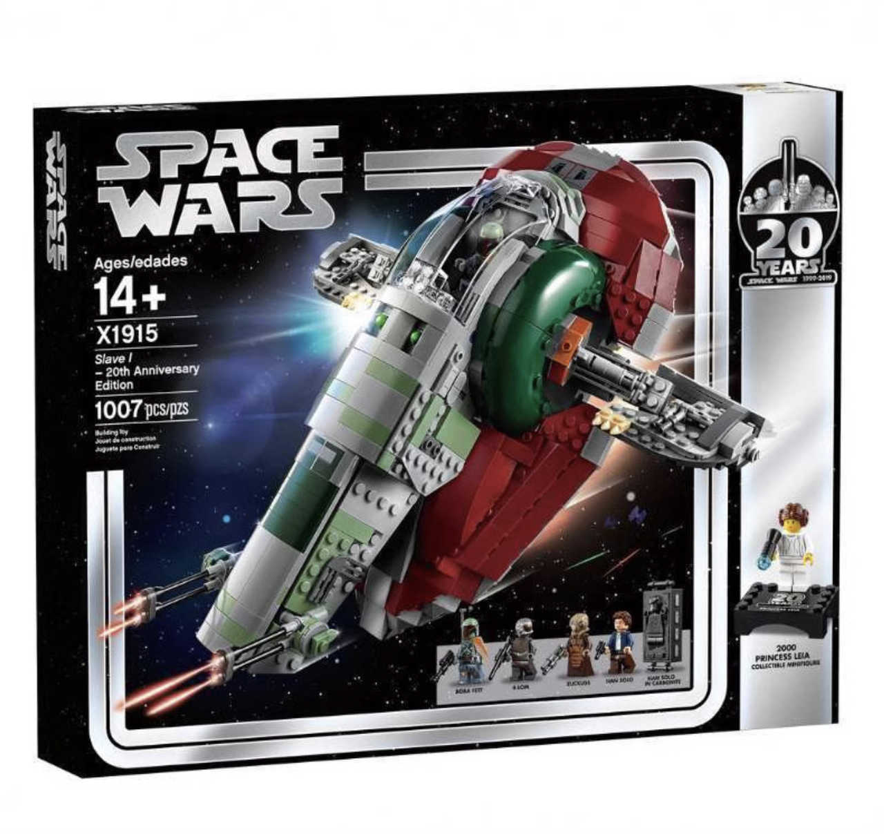 Конструктор Star Wars Slave I Раб I 1007 деталей Конструктор Star Wars Slave I Раб I 1007 деталей