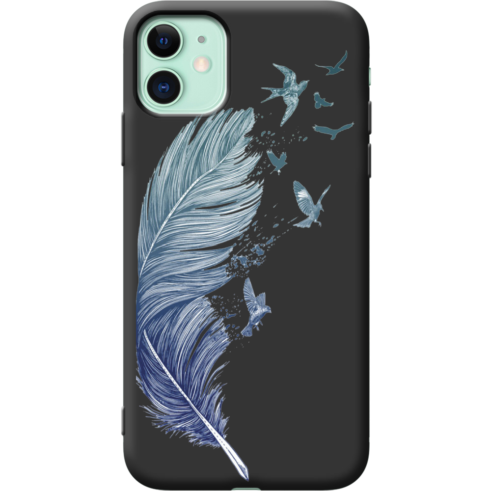 Чохол Boxface iPhone 11 Feather Чорний силікон (38184-cc38-38276)