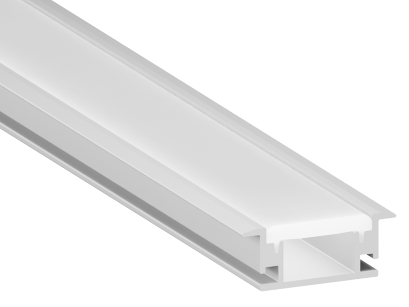 Профиль алюминиевый анодированный LEDUA АЛ-09 + рассеиватель для LED ленты напольный врезной 2 м (3898) Профиль алюминиевый анодированный LEDUA АЛ-09 + рассеиватель для LED ленты напольный врезной 2 м (3898)