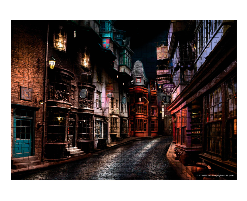 Пазл-лабиринт деревянный Woods Story Гарри Поттер Аллея Диагон XL (wsda001-XL)