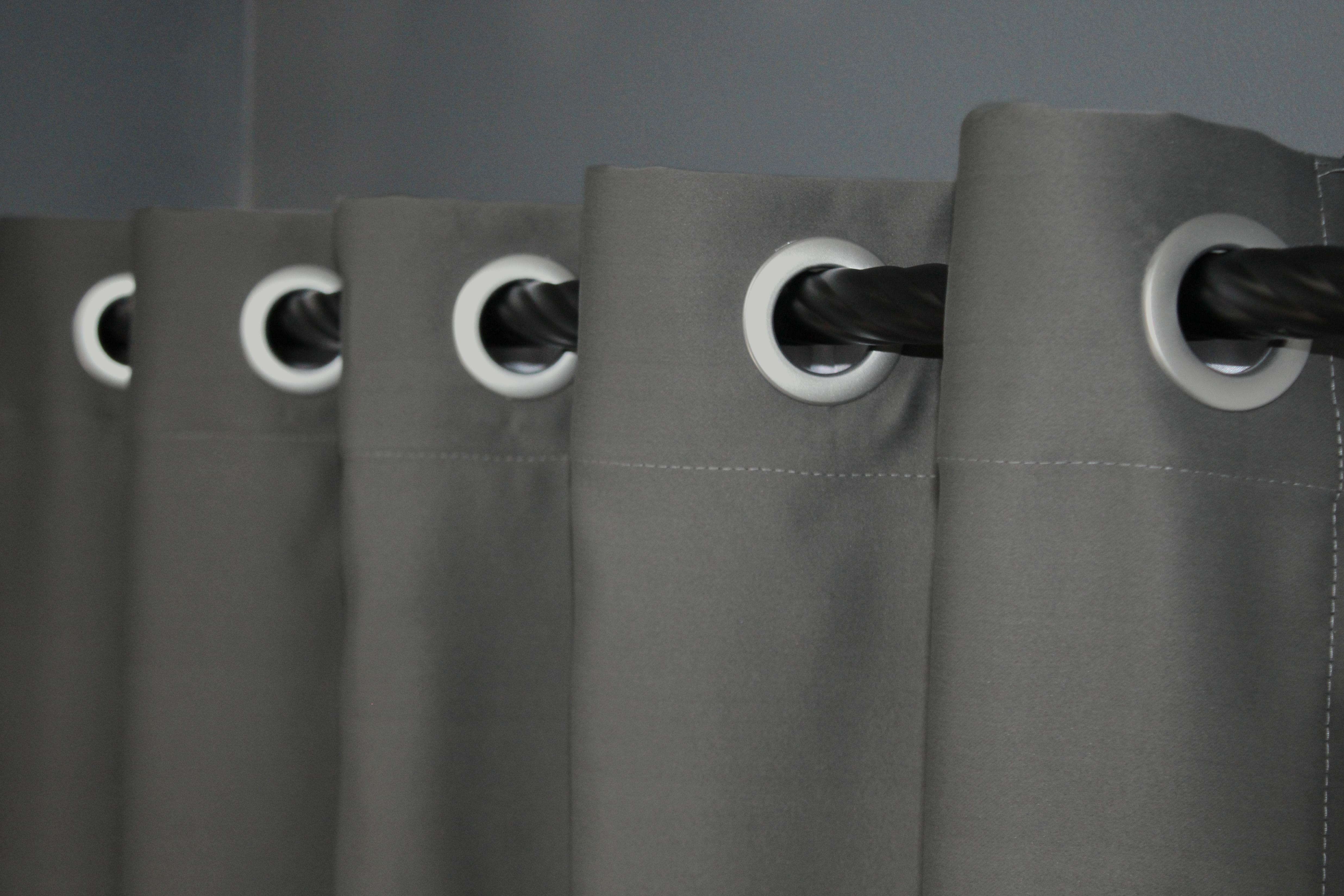 Комплект штор на люверсах VR-Textil Fusion Dimout №793ш 150х250 см 2 шт. Графитовый (37-0002) - фото 8 Комплект штор на люверсах VR-Textil Fusion Dimout №793ш 150х250 см 2 шт. Графитовый (37-0002) - фото 8