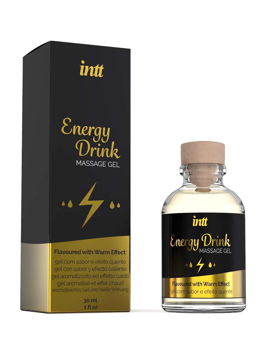 Гель массажний с согревающим эффектом Intt Energy Drink 30 мл