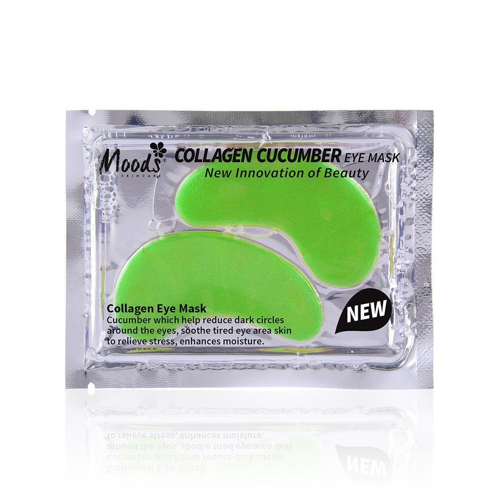 Патчи под глаза Moods с коллагеном и огурцом 1 пара (663658)