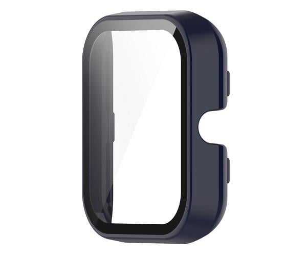 Чехол с защитным стеклом Protective Cover with Glass для Amazfit Bip 3/Bip 3 Pro Синий