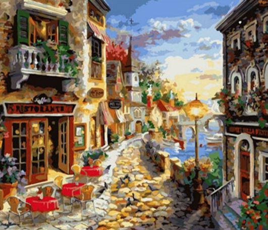 Картина по номерам Josef Otten Морская Город у моря 30х40 см в термопакете (94EKTL_O-mt) Картина по номерам Josef Otten Морская Город у моря 30х40 см в термопакете (94EKTL_O-mt)