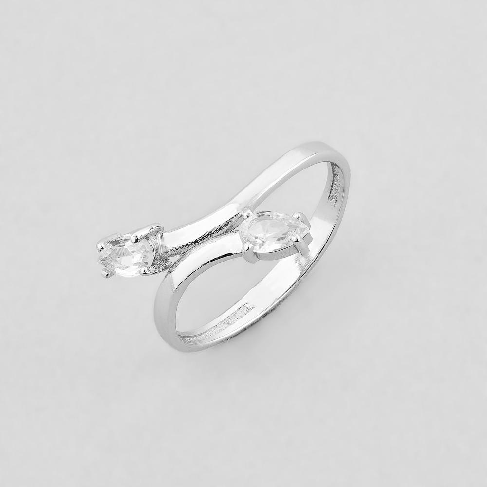 Серебряное кольцо Minimal Французский поцелуй р. 17 (408/р-17) Серебряное кольцо Minimal Французский поцелуй р. 17 (408/р-17)