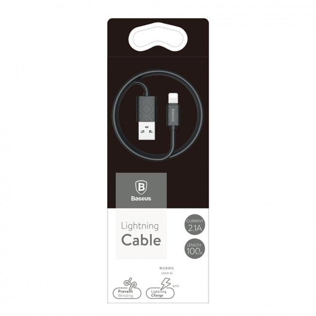 Кабель Baseus Yaven Lightning Cable 1 м Black - фото 3 Кабель Baseus Yaven Lightning Cable 1 м Black - фото 3