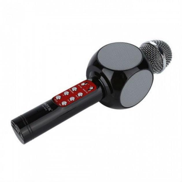 Микрофон для караоке Wster WS-1816 Bluetooth/USB/FM тюнер со светомузыкой (17945771) - фото 5