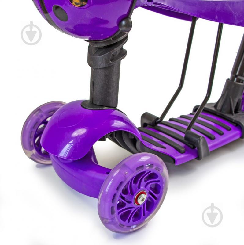 Самокат многофункциональный Scooter Божья коровка 5in1 Violet (1350702347) - фото 3