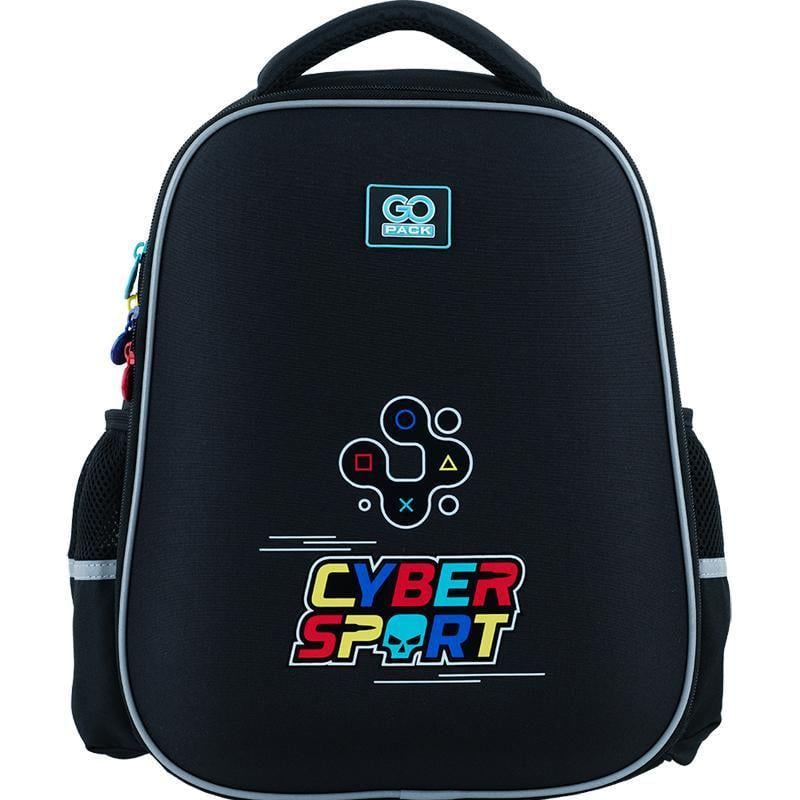 Рюкзак напівкаркасний GoPack EducationCyber Sport 38x28x13 см 15 л Чорний (GO24-165M-5)