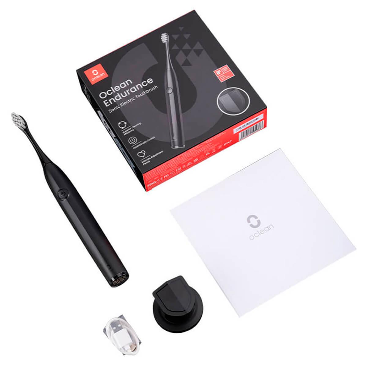 Електрична зубна щітка Oclean Endurance Electric Toothbrush Black - фото 10