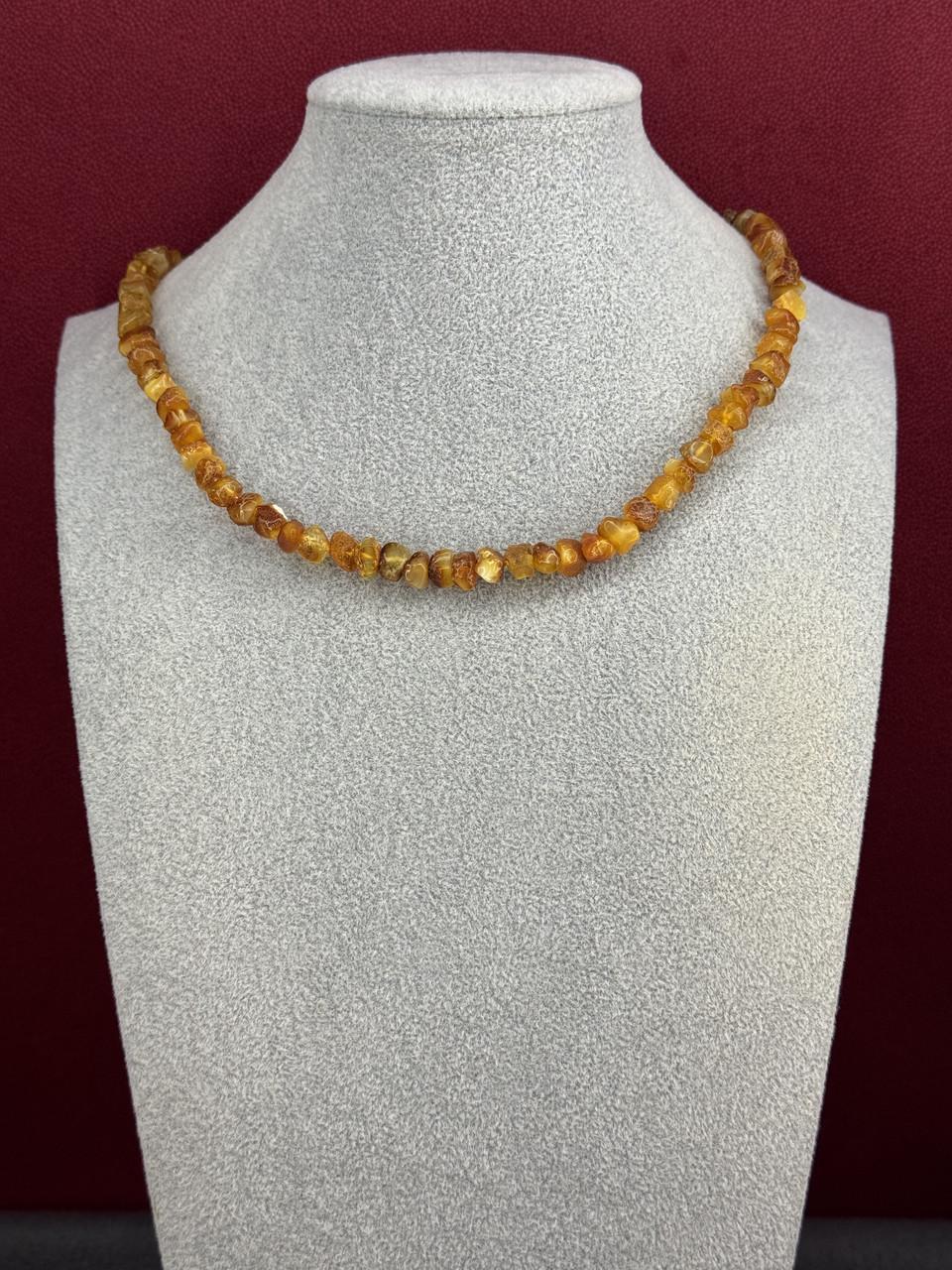Бусы из янтаря лечебные 46 см (н-736)