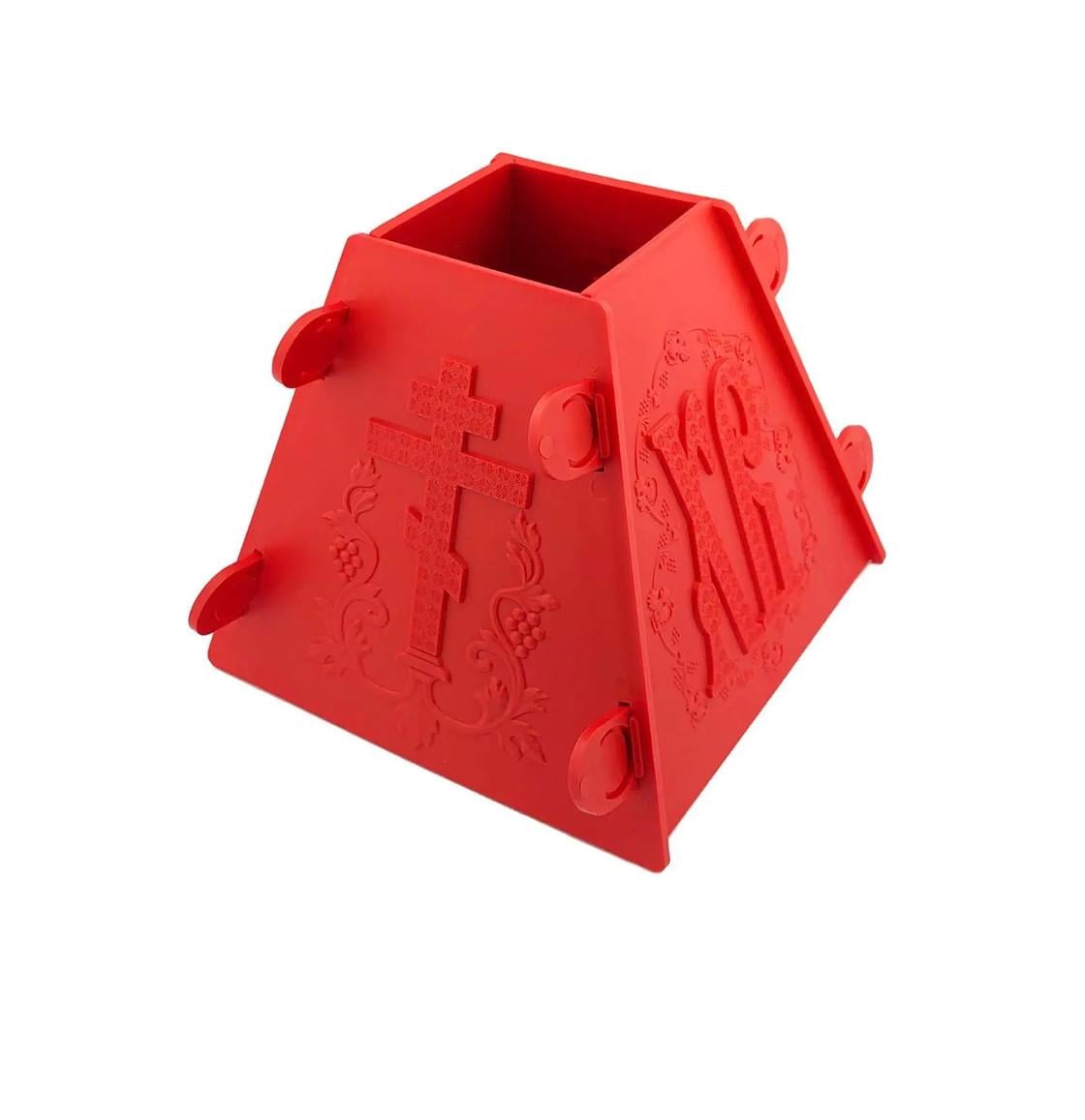 Форма пластиковая для творожной пасхи средняя Форма пластиковая для творожной пасхи средняя