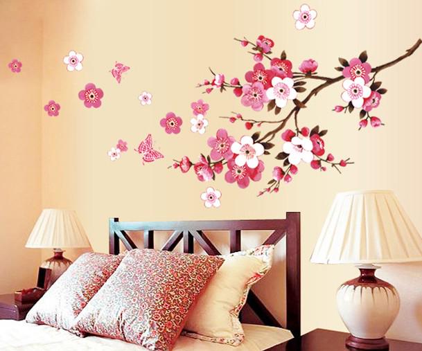 Наклейка интерьерная на стену Green Life Цветущий персик 75х165 см (AY9053) - фото 2 Наклейка интерьерная на стену Green Life Цветущий персик 75х165 см (AY9053) - фото 2