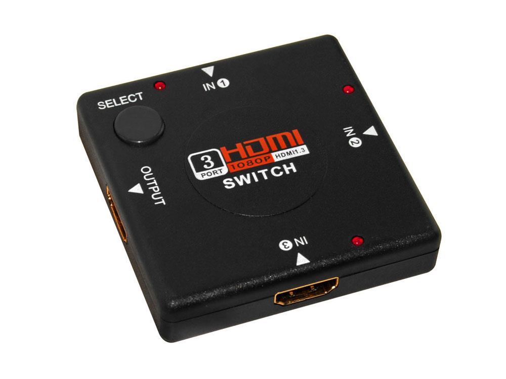 Сплиттер переходник на HDMI switch 3в1 (1002-921-00)