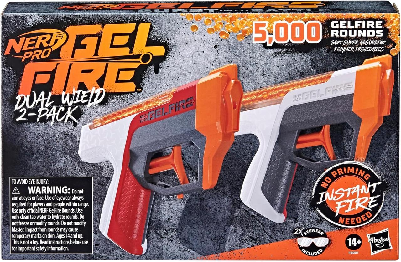 Набор Nerf Pro Gelfire Dual Wield Pack с 2 бластерами (F8087) - фото 7 Набор Nerf Pro Gelfire Dual Wield Pack с 2 бластерами (F8087) - фото 7