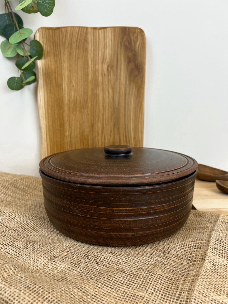 Супник керамічний глиняний гладкий 2,5 л (3003-23)