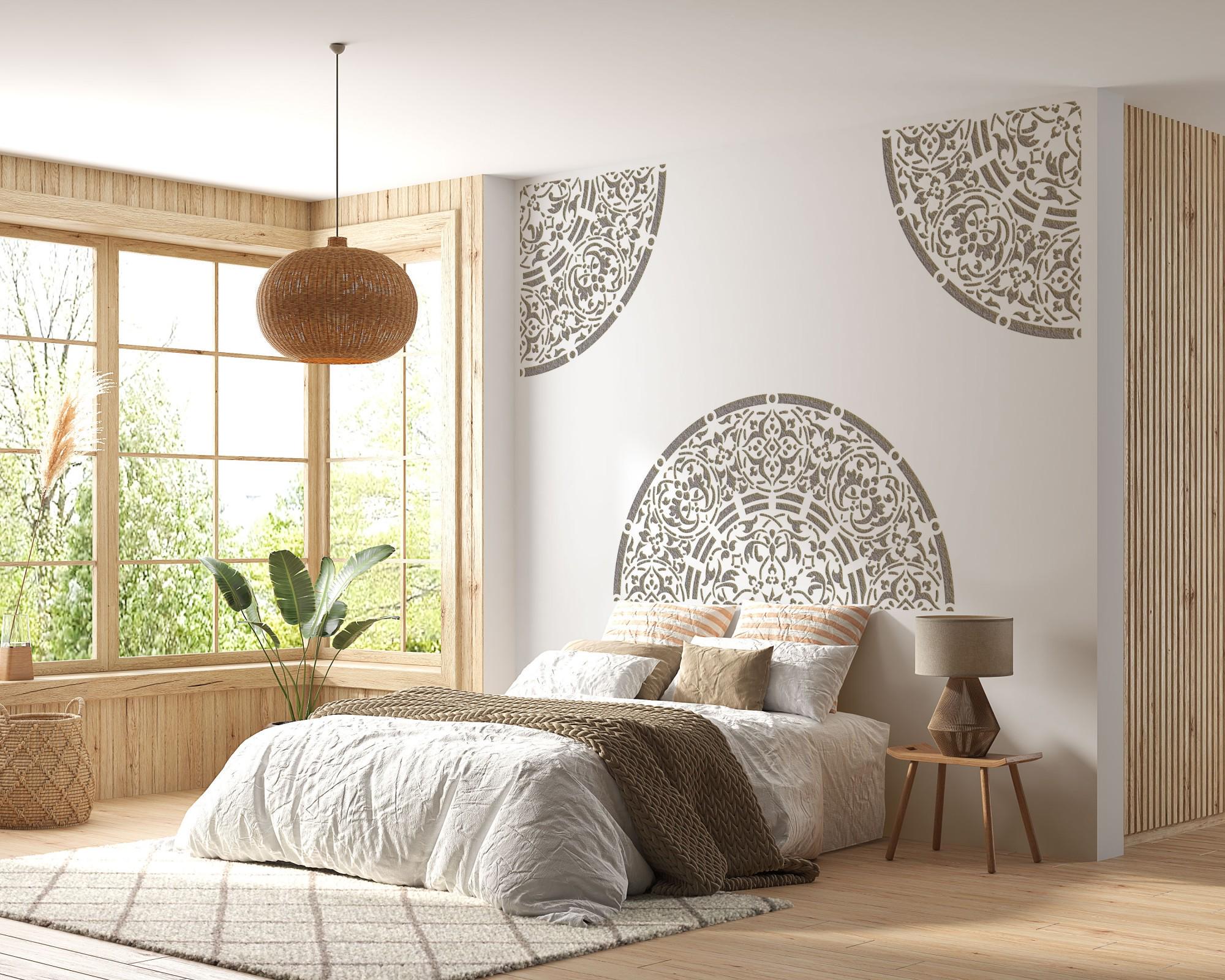 Трафарет многоразовый DFA Круглый узор 67 для штукатурки и краски (С00067) - фото 2 Трафарет многоразовый DFA Круглый узор 67 для штукатурки и краски (С00067) - фото 2