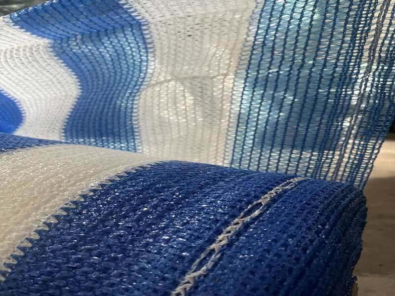 Сетка атеняющая декоративная Agreen 95% отрезная ширина 1 м Бело-синий (27975400) - фото 4