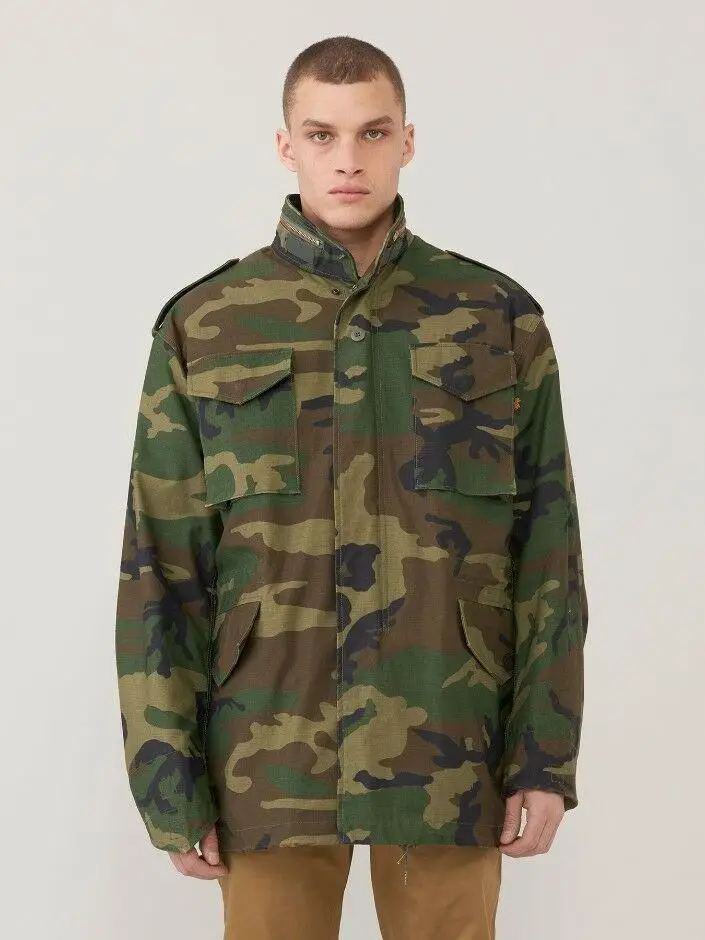 Куртка Alpha Industries M-65 Field Coat S Woodland Camo (MJM24000C1WS) - фото 7