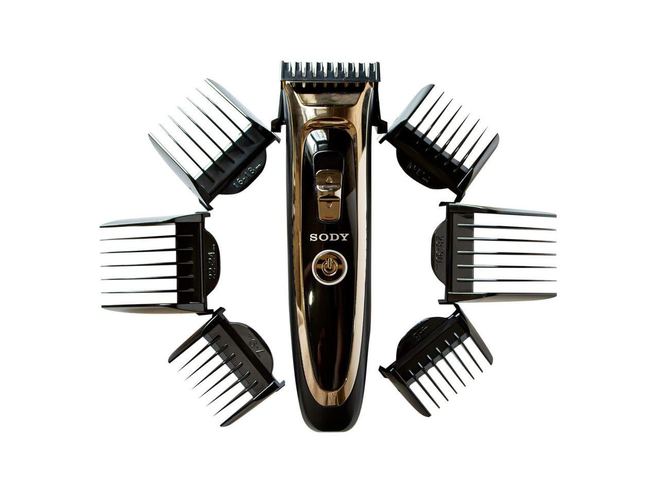 Аккумуляторная машинка для стрижки волос SODY SD 2022 с керамическими ножами