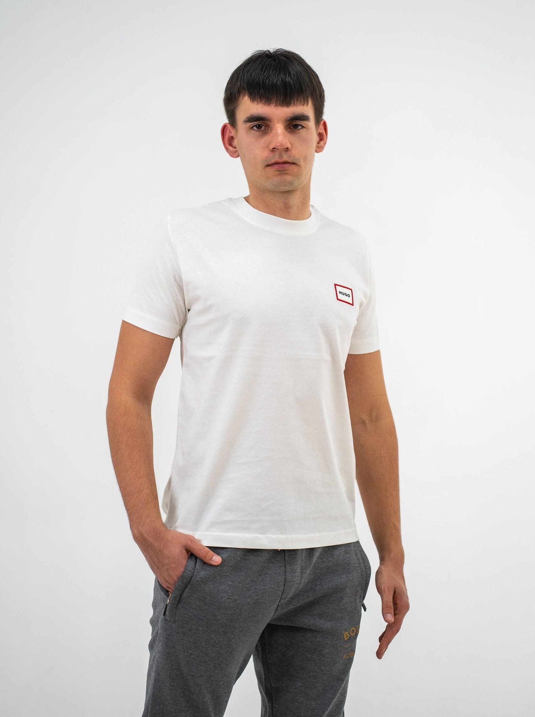 Футболка мужская Hugo Boss Logo Label Patch HM-113-14134WT M