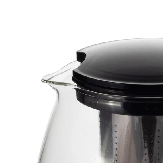 Заварочный чайник со съемным ситечком Ofenbach KM-100614S из термостойкого стекла 750 мл Прозрачный (150-84-100614S) - фото 2