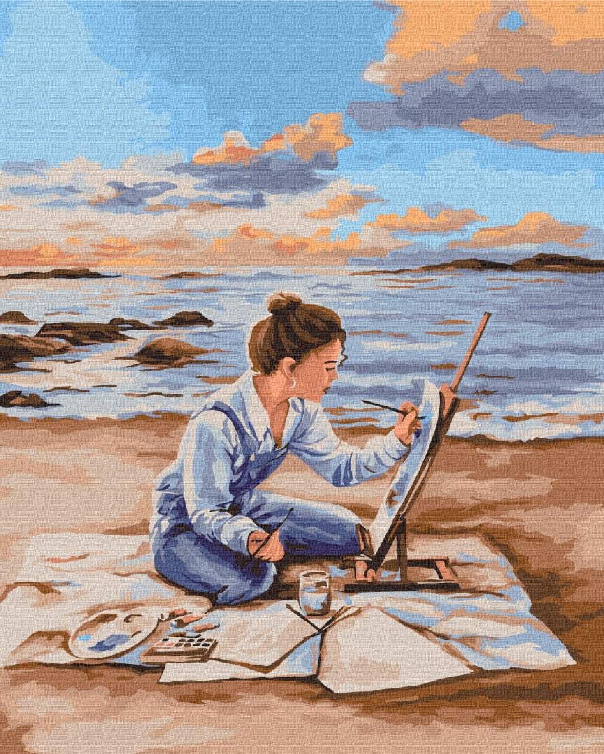 Картина по номерам Brushme Нарисованный закат 50x60 см (BS53128L) Картина по номерам Brushme Нарисованный закат 50x60 см (BS53128L)