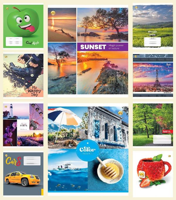 Зошити учнівські у лінійку Тетрада ТЕ22502 Мікс 48 арк. 10 шт. в уп. (MTT-150239) Зошити учнівські у лінійку Тетрада ТЕ22502 Мікс 48 арк. 10 шт. в уп. (MTT-150239)