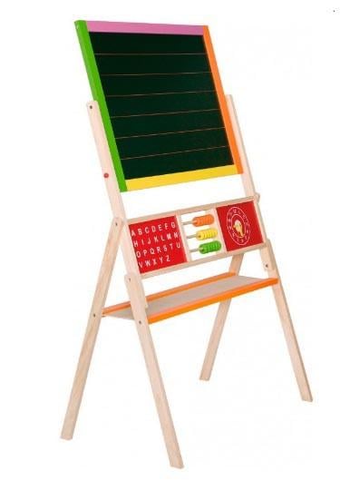 Деревянный мольберт Viga Toys 50951 двухсторонний магнитный - фото 3 Деревянный мольберт Viga Toys 50951 двухсторонний магнитный - фото 3