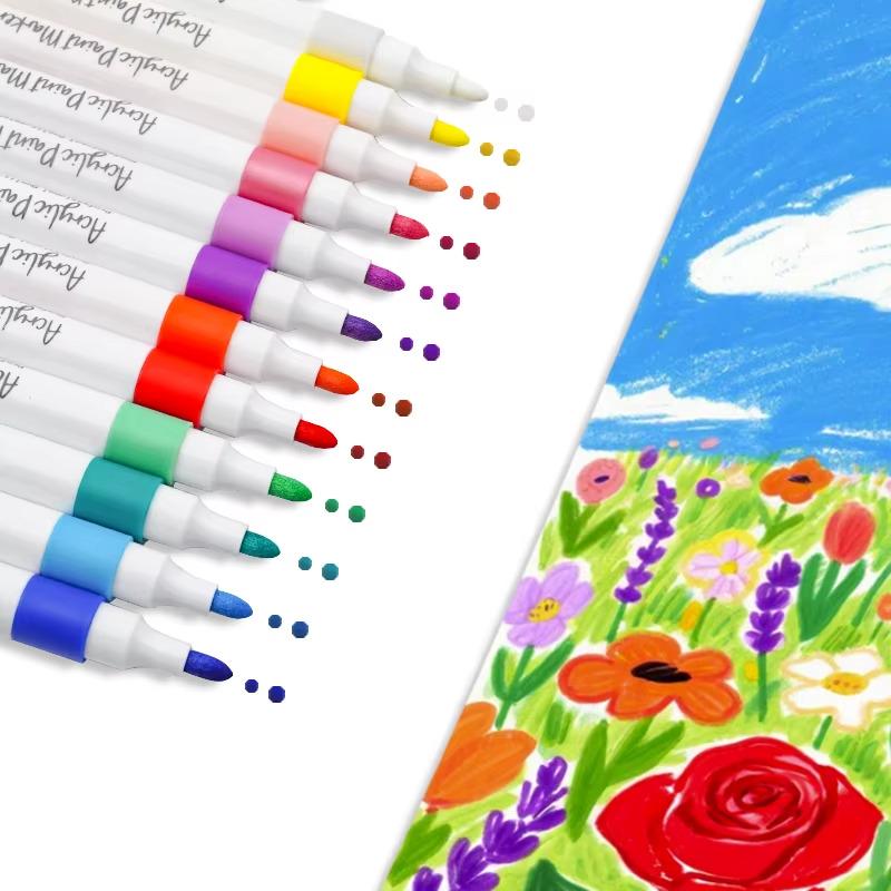 Набор акриловых маркеров Fast Acril FA-7879 в кейсе 60 шт. (784780704) - фото 3 Набор акриловых маркеров Fast Acril FA-7879 в кейсе 60 шт. (784780704) - фото 3